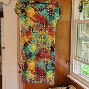 French bohemian short dress